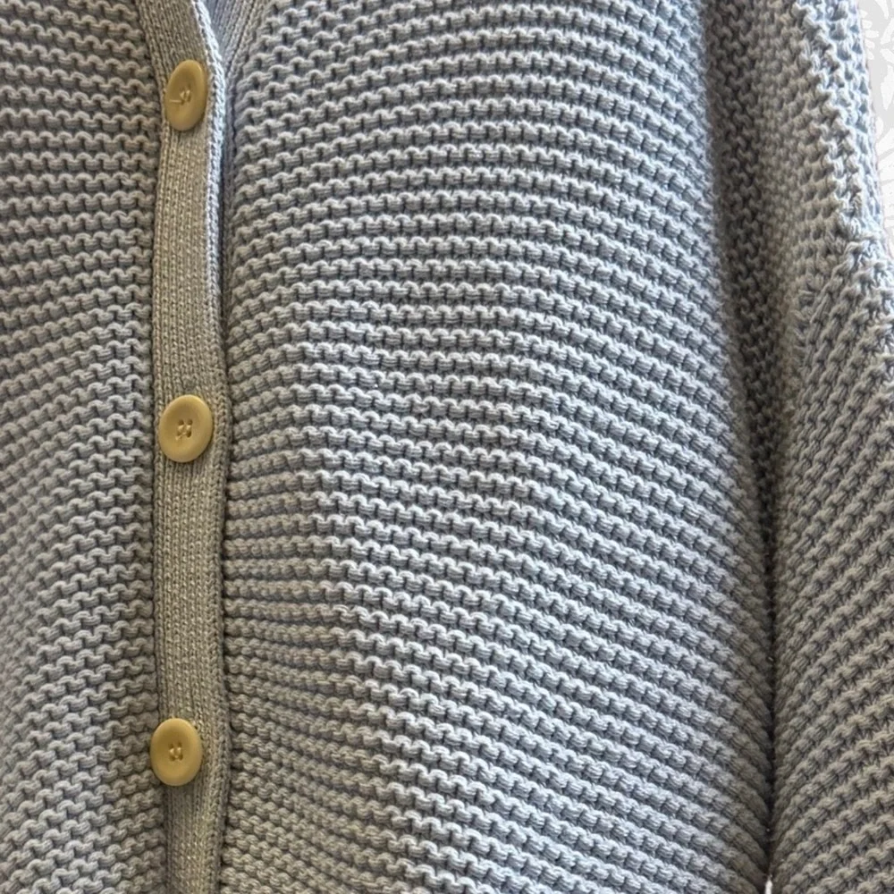 Alex Mill Button-Back Crewneck Knit Sweater - Picture 3 of 3